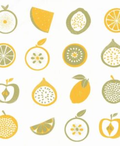 Au Bistrot D Alice Smoothie Wallpaper in Green
