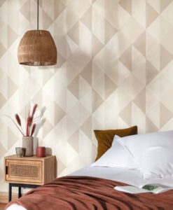 Plénitude Wallpaper in Gold & Beige