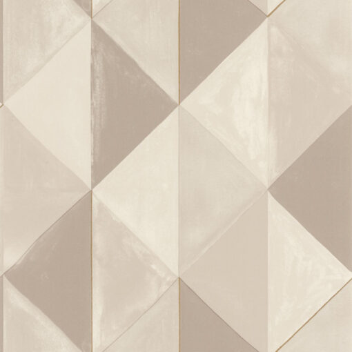 Plénitude Wallpaper in Gold & Beige