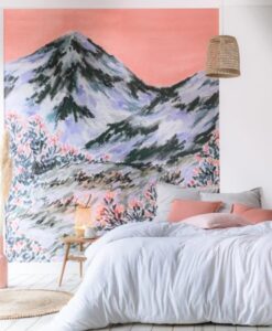Panoramique Petits Bonheurs Wallpaper in Multicolor