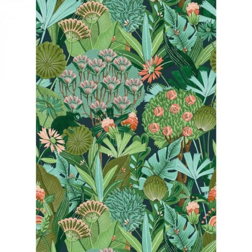 Jardin Onirique Wallpaper in Green