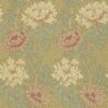 Chrysanthemum Wallpaper in Pink, Yellow and Green by Morris & Co
