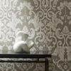 Marmorino Wallpaper in Harbour Grey by Zoffany Wallpaper
