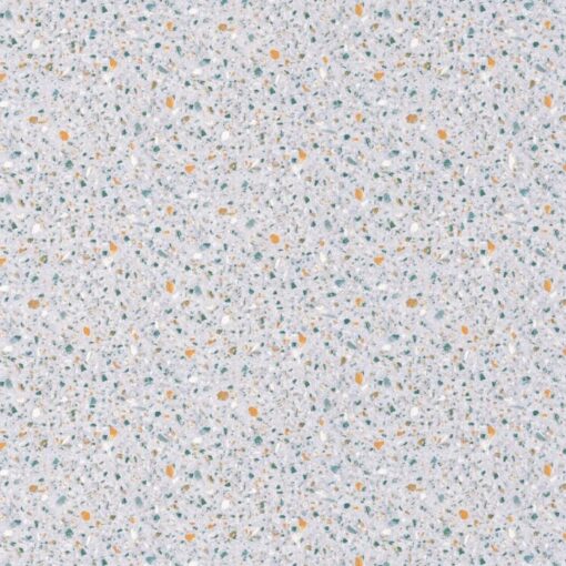 Terrazzo Wallpaper in Green/Orange