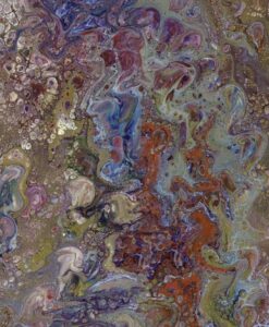 Encyclopedia2 Panoramique Mineralium Wallpaper in Purple