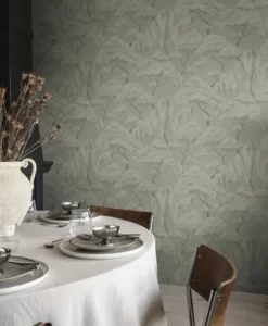 Kristoffer Wallpaper by Sandberg Wallpaper in Sage Green