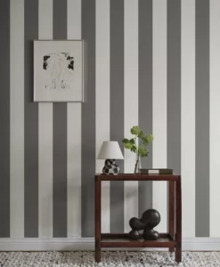 Magnus Wallpaper by Sandberg in Dark Grey
