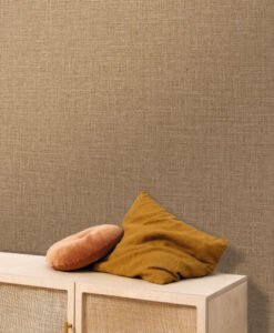 Uni Mat Wallpaper in Cinnamon