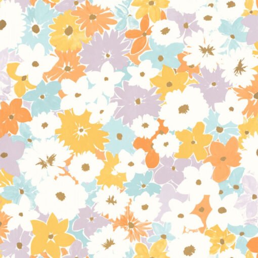 Flora Wallpaper in Multicolors