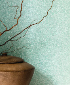 Konoha Wallpaper in Almond Green