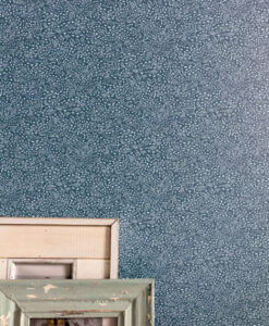Konoha Wallpaper in Grey & Light Blue