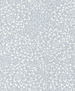 Hana Wallpaper in Light Grey