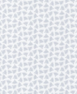 Origami Wallpaper in Light Grey & Silver
