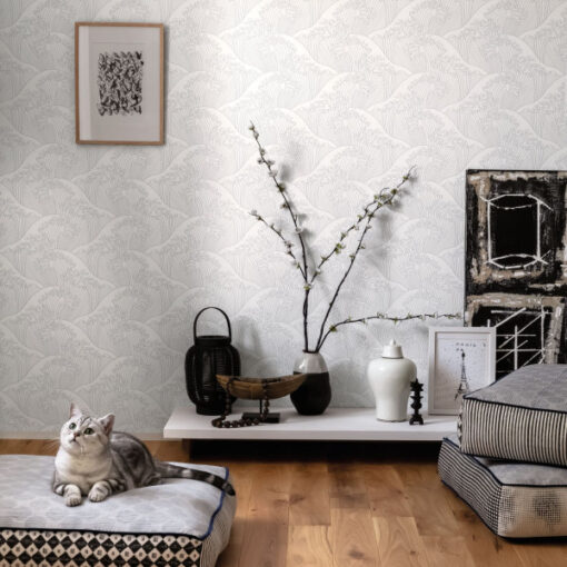 Nami Wallpaper in Grey