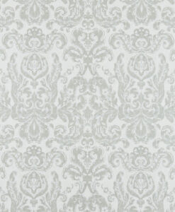 Brocatello Wallpaper in Silver