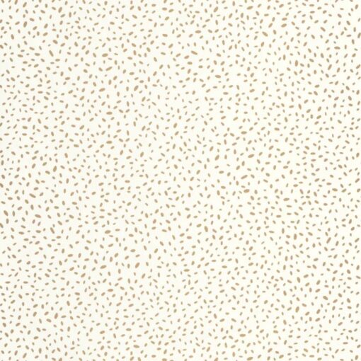 Inès Wallpaper in Beige & Gold