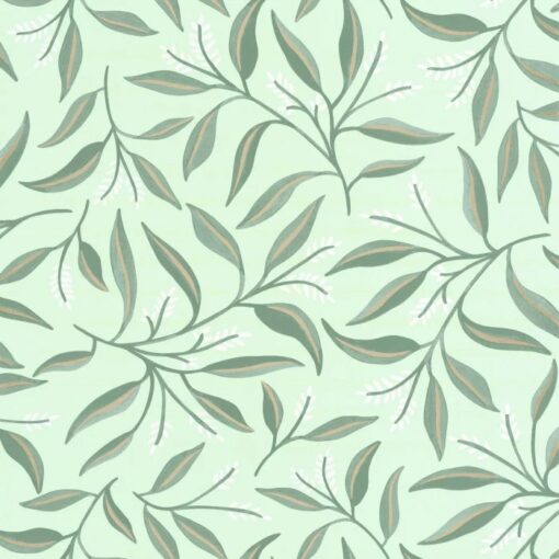 Grasse Wallpaper in Water Green