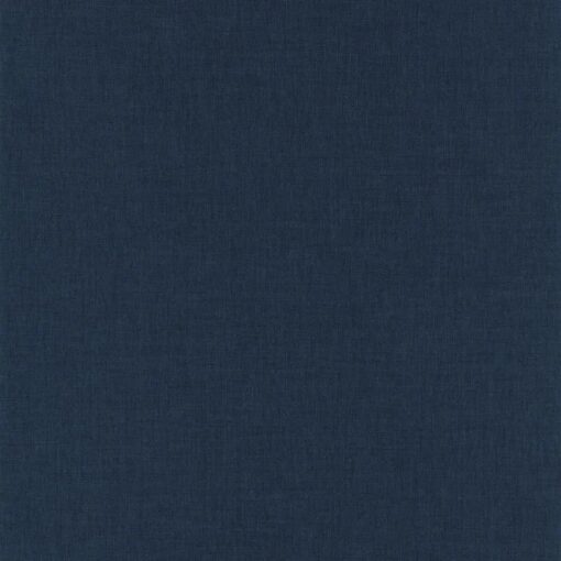 Uni Métallisé Wallpaper in Dark Navy Blue