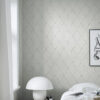 Decorama Easy Up 19 Modern Trellis Wallpaper by Borastapeter in Grey