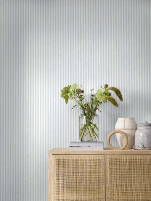 9335 Stripe S Wallpaper in Blue by Borastapeter from Decorama Easy Up 19