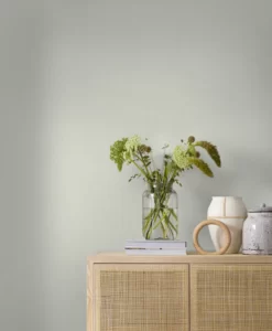 Textured Plain Wallpaper by Borastapeter in Sage from Decorama Easy Up 19