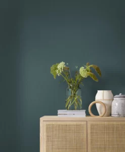 Textured Plain Wallpaper by Borastapeter in Teal from Decorama Easy Up 19