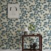 Pine Wallpaper in Blue by Sandberg Wallpaper