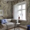 Klint Wallpaper in Clay by Sandberg