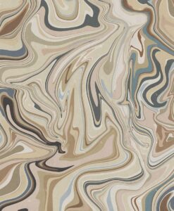 Klint Wallpaper in Clay by Sandberg