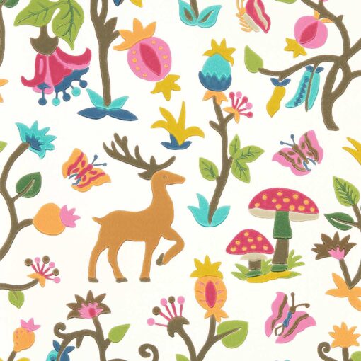 Forest of Dean Wallpaper by Sanderson in Bright & Multi