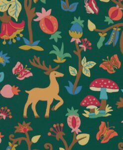 Forest of Dean Wallpaper by Sanderson in Midnight & Mutli