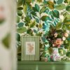Robins Wood Wallpaper by Sanderson in Botanical Green