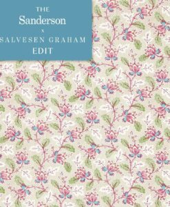 Dallimore Wallpaper in Wild Rose by Sanderson'