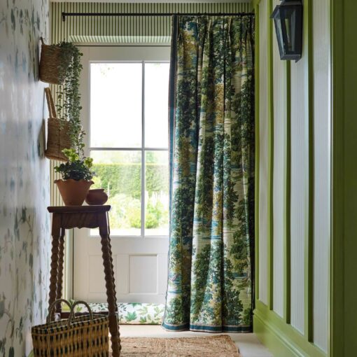 Pinetum Wallpaper in Sap Green by Sanderson