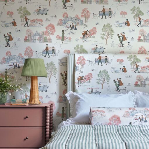 101 Dalmatians Wallpaper by Disney and Sanderson in Candy Floss