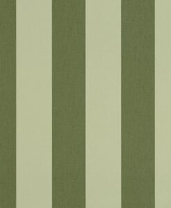 Linen Lines Wallpaper in Green Khaki
