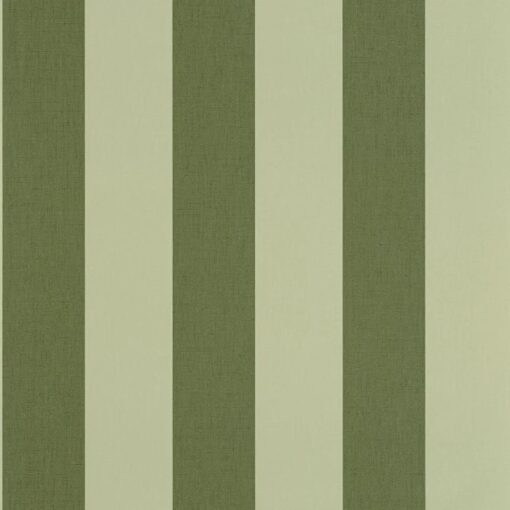 Linen Lines Wallpaper in Green Khaki