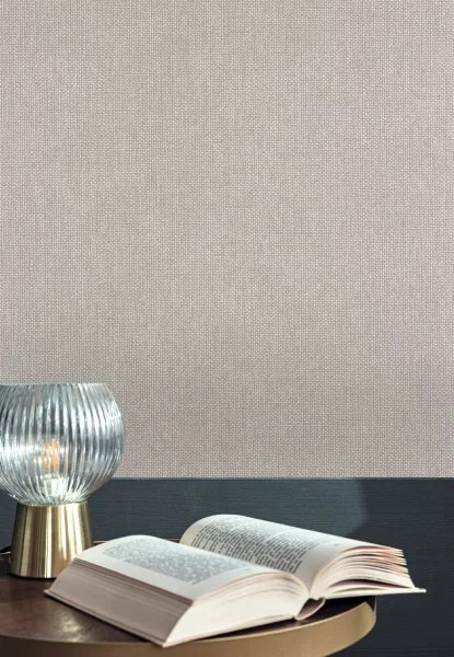 Uni Mat Wallpaper in Ash Gray