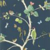 Woodland Chorus Wallpaper by Sanderson in Charcoal