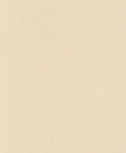 Linen Uni Wallpaper in Medium Beige