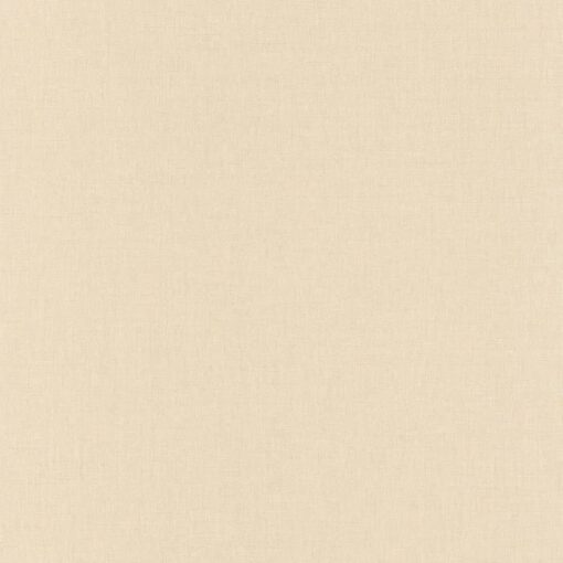 Linen Uni Wallpaper in Medium Beige