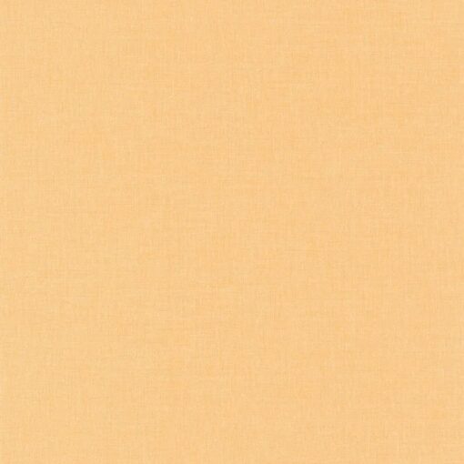 Linen Uni Wallpaper in Medium Orange