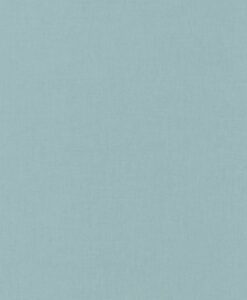 Linen Uni Wallpaper in Smoke Blue