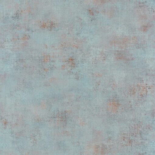 Uni Telas Wallpaper in Rust Blue