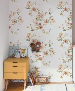 Floral Vintage Wallpaper by Dekornik