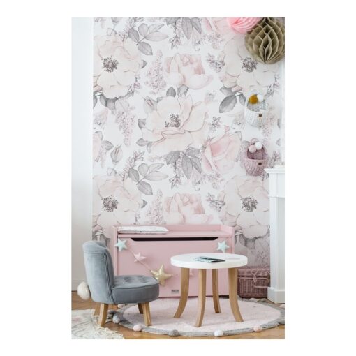 Garden Wallpaper in Pink Sample by Dekornik