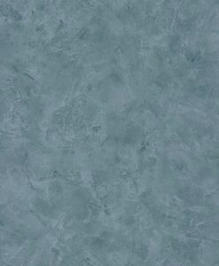 Uni Patine Wallpaper in Medium Mineral Blue
