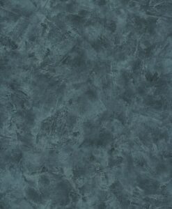 Uni Patine Wallpaper in Dark Mineral Blue