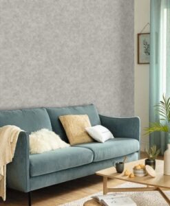 Uni Patine Wallpaper in Medium Clay