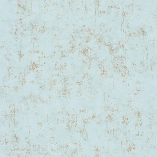 Beton Uni Wallpaper in Golden Topaz Blue